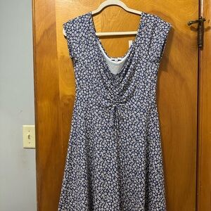 Rolla Coster Navy Floral Midi Dress